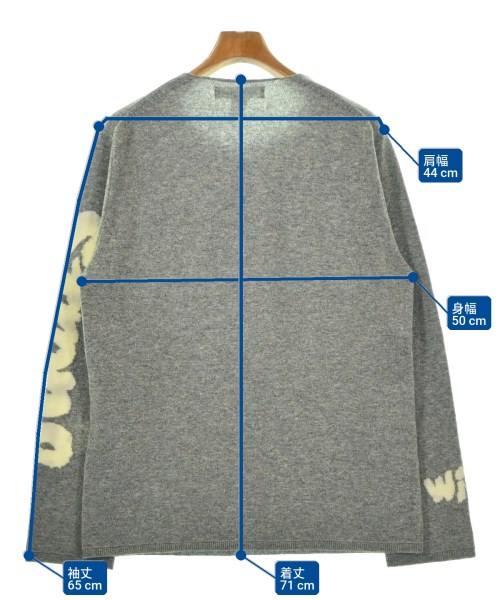 COMME des GARCONS SHIRT（コムデギャルソンシャツ）ニット・セーター グレー サイズ:M メンズ/2200702258022