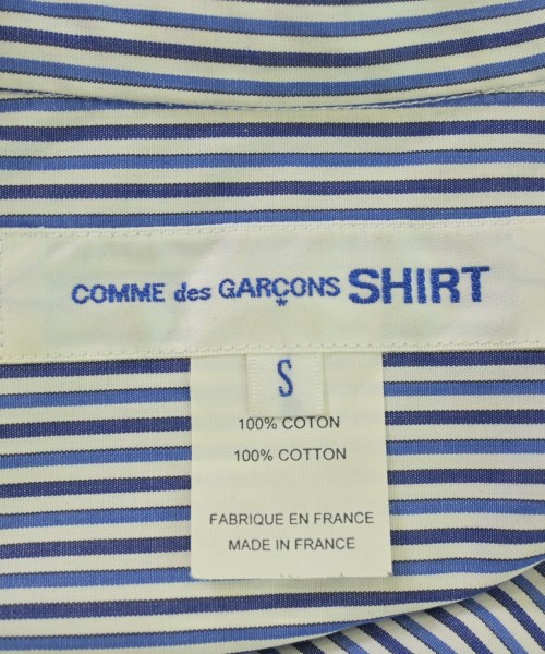 COMME des GARCONS SHIRT（コムデギャルソンシャツ）カジュアルシャツ 青 サイズ:S メンズ/2200704613041