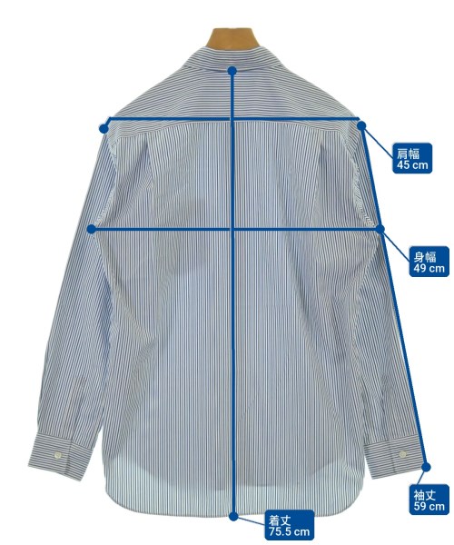 COMME des GARCONS SHIRT（コムデギャルソンシャツ）カジュアルシャツ 青 サイズ:S メンズ/2200704613041
