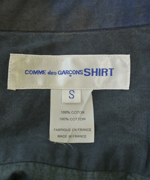 COMME des GARCONS SHIRT（コムデギャルソンシャツ）カジュアルシャツ 紺 サイズ:S メンズ/2200699906104
