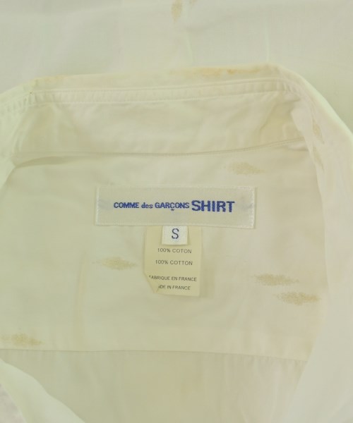 COMME des GARCONS SHIRT（コムデギャルソンシャツ）カジュアルシャツ 白 サイズ:S メンズ/2200699906159