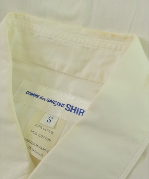 COMME des GARCONS SHIRT（コムデギャルソンシャツ）カジュアルシャツ 白 サイズ:S メンズ/2200699906159