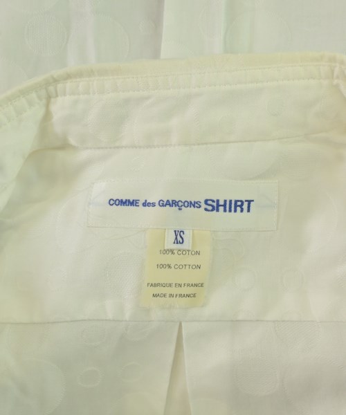 COMME des GARCONS SHIRT（コムデギャルソンシャツ）カジュアルシャツ 白 サイズ:XS メンズ/2200699906166