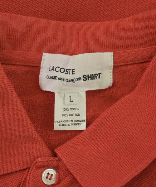 COMME des GARCONS SHIRT（コムデギャルソンシャツ）ポロシャツ 赤 サイズ:L メンズ/2200704333109