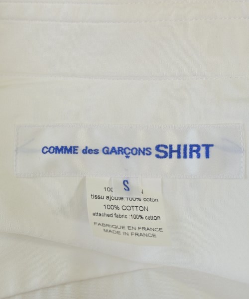 COMME des GARCONS SHIRT（コムデギャルソンシャツ）カジュアルシャツ 白 サイズ:S メンズ/2200705268035