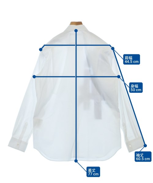 COMME des GARCONS SHIRT（コムデギャルソンシャツ）カジュアルシャツ 白 サイズ:S メンズ/2200705268035