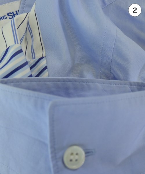 COMME des GARCONS SHIRT（コムデギャルソンシャツ）カジュアルシャツ 青 サイズ:S メンズ/2200705822015
