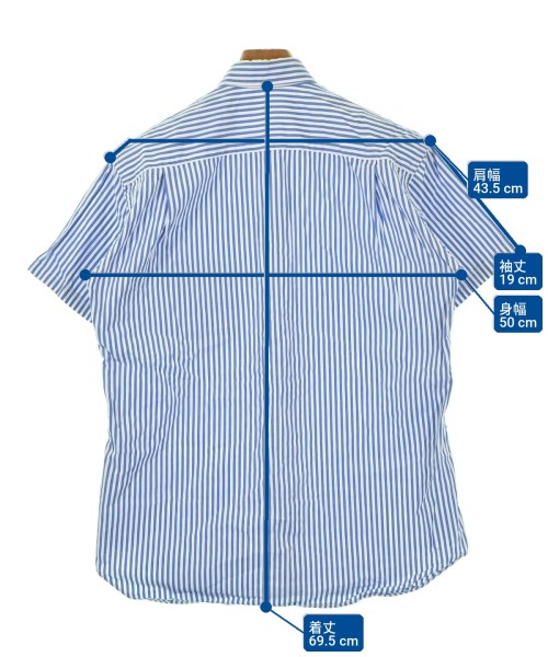 COMME des GARCONS SHIRT（コムデギャルソンシャツ）カジュアルシャツ 青 サイズ:XS メンズ/2200703815026