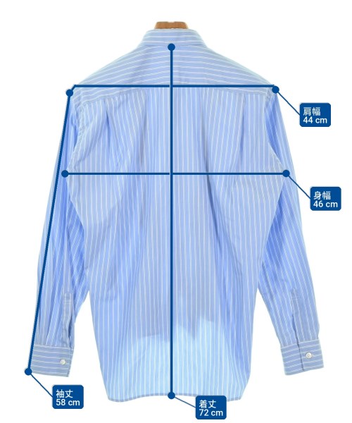 COMME des GARCONS SHIRT（コムデギャルソンシャツ）カジュアルシャツ 青 サイズ:XS メンズ/2200703815033
