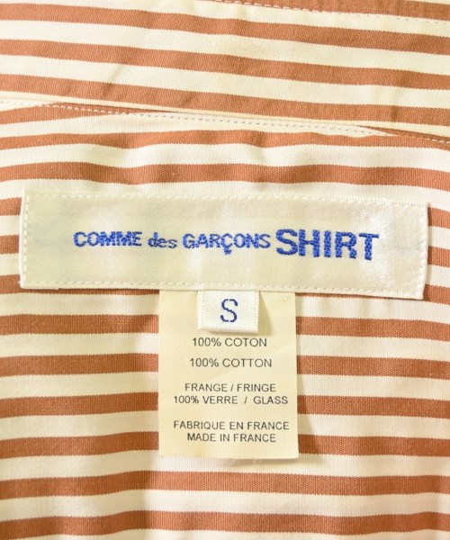 COMME des GARCONS SHIRT（コムデギャルソンシャツ）カジュアルシャツ 茶 サイズ:S メンズ/2200705991117