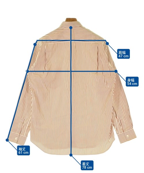 COMME des GARCONS SHIRT（コムデギャルソンシャツ）カジュアルシャツ 茶 サイズ:S メンズ/2200705991117