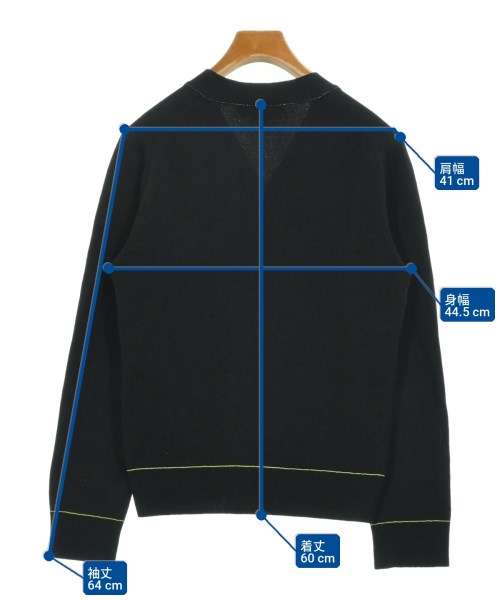 COMME des GARCONS SHIRT（コムデギャルソンシャツ）カーディガン 黒 サイズ:S メンズ/2200705073059