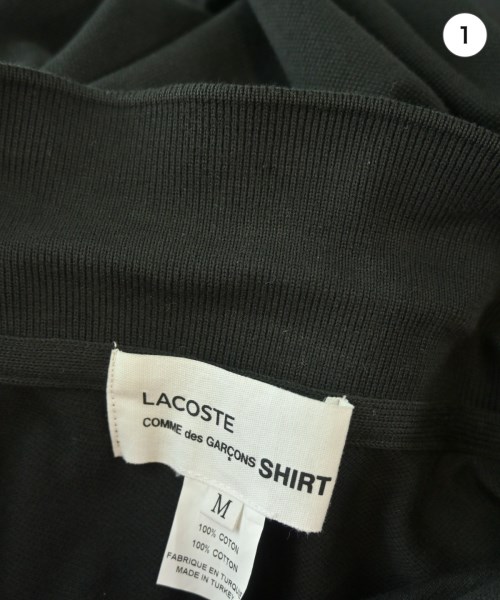 COMME des GARCONS SHIRT（コムデギャルソンシャツ）ポロシャツ 黒 サイズ:M メンズ/2200708285053