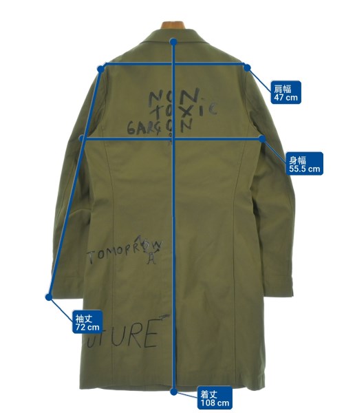 COMME des GARCONS SHIRT（コムデギャルソンシャツ）チェスターコート カーキ サイズ:XL メンズ/2200707735016
