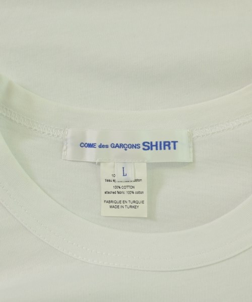 COMME des GARCONS SHIRT（コムデギャルソンシャツ）Tシャツ・カットソー 白 サイズ:L メンズ/2200705703079