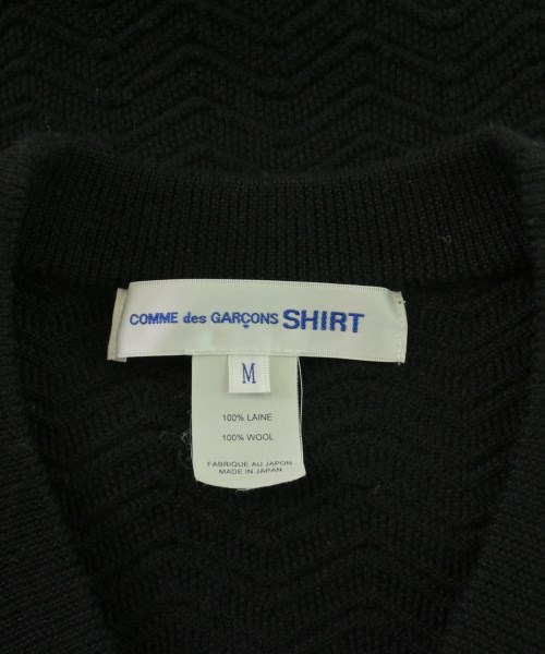 COMME des GARCONS SHIRT（コムデギャルソンシャツ）カーディガン 黒 サイズ:M メンズ/2200705703147