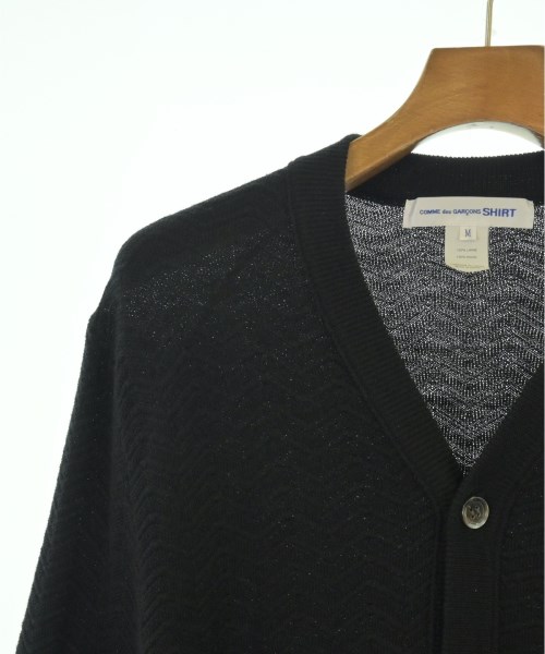 COMME des GARCONS SHIRT（コムデギャルソンシャツ）カーディガン 黒 サイズ:M メンズ/2200705703147