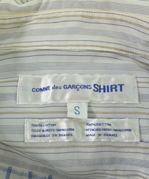 COMME des GARCONS SHIRT（コムデギャルソンシャツ）カジュアルシャツ 白 サイズ:S メンズ/2200707437088