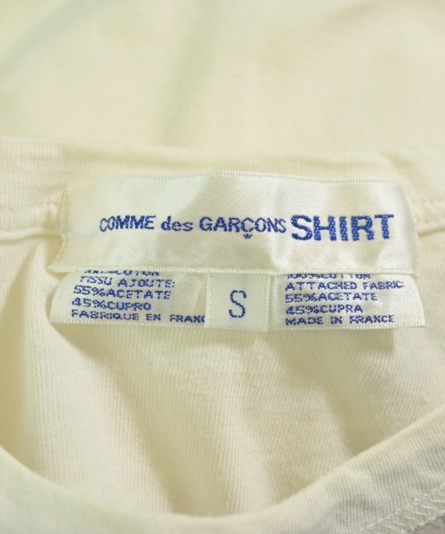 COMME des GARCONS SHIRT（コムデギャルソンシャツ）Tシャツ・カットソー 白 サイズ:S メンズ/2200707437095