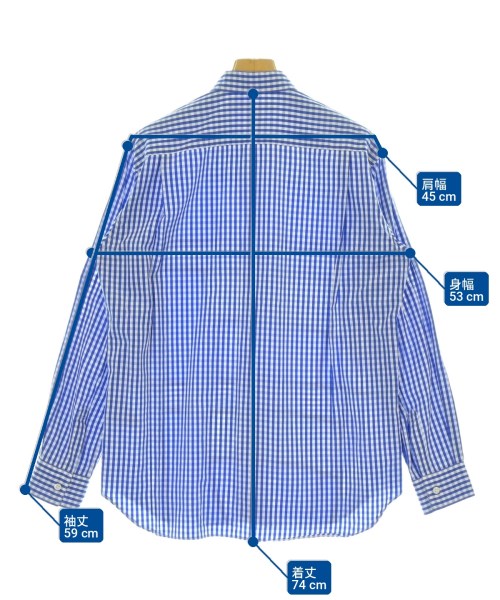 COMME des GARCONS SHIRT（コムデギャルソンシャツ）カジュアルシャツ 青 サイズ:S メンズ/2200709737025