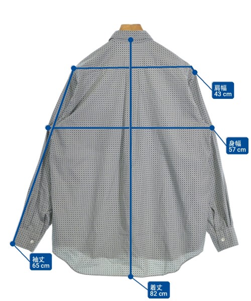 COMME des GARCONS SHIRT（コムデギャルソンシャツ）カジュアルシャツ グレー サイズ:S メンズ/2200709849049