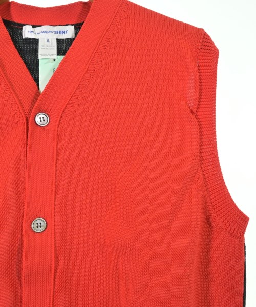 COMME des GARCONS SHIRT（コムデギャルソンシャツ）ベスト 赤 サイズ:XL メンズ/2200709854012