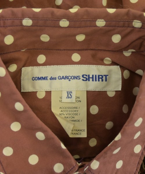 COMME des GARCONS SHIRT（コムデギャルソンシャツ）カジュアルシャツ 茶 サイズ:XS メンズ/2200709666042