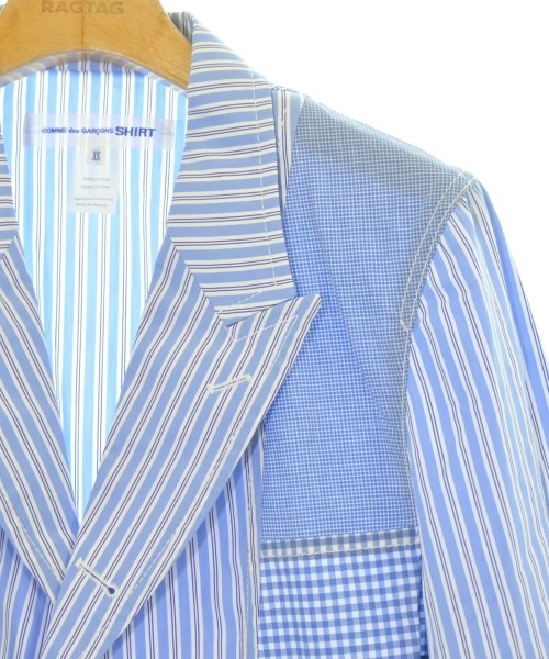 COMME des GARCONS SHIRT（コムデギャルソンシャツ）カジュアルジャケット 青 サイズ:XS メンズ/2200709666080
