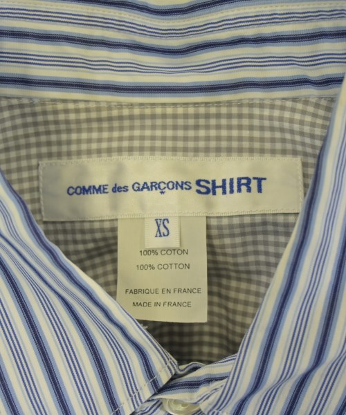 COMME des GARCONS SHIRT（コムデギャルソンシャツ）カジュアルシャツ 青 サイズ:XS メンズ/2200709666134