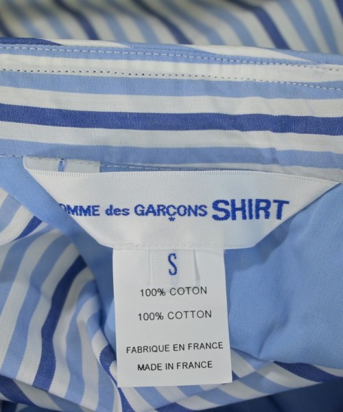 COMME des GARCONS SHIRT（コムデギャルソンシャツ）カジュアルシャツ 青 サイズ:S メンズ/2200709666288