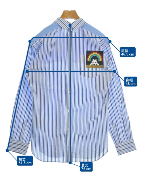 COMME des GARCONS SHIRT（コムデギャルソンシャツ）カジュアルシャツ 青 サイズ:S メンズ/2200709666288