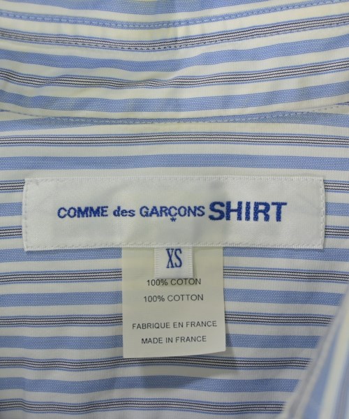 COMME des GARCONS SHIRT（コムデギャルソンシャツ）カジュアルシャツ 青 サイズ:XS メンズ/2200709666318