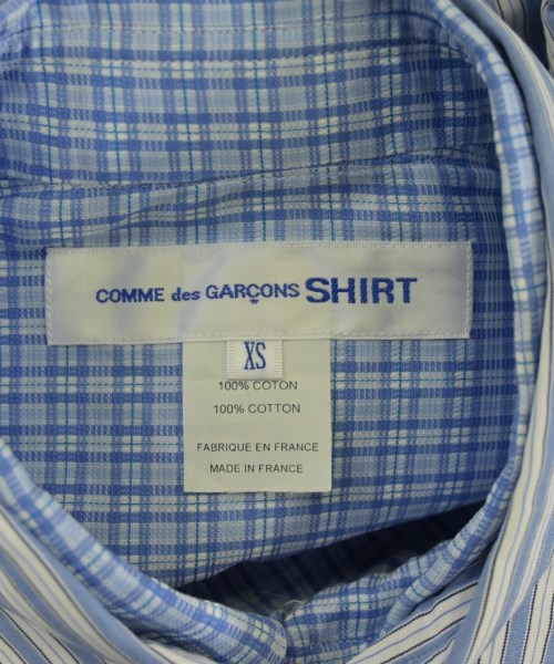 COMME des GARCONS SHIRT（コムデギャルソンシャツ）カジュアルシャツ 青 サイズ:XS メンズ/2200709666325