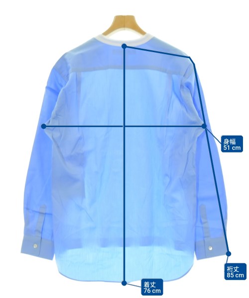 COMME des GARCONS SHIRT（コムデギャルソンシャツ）カジュアルシャツ 青 サイズ:S メンズ/2200709666356