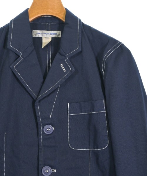 COMME des GARCONS SHIRT（コムデギャルソンシャツ）テーラードジャケット 紺 サイズ:XS メンズ/2200709666448