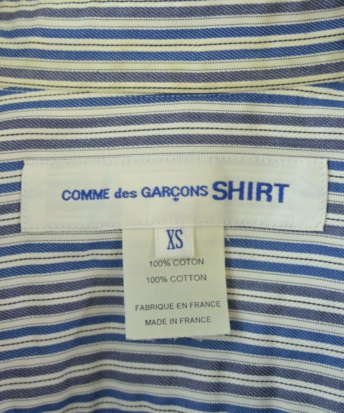 COMME des GARCONS SHIRT（コムデギャルソンシャツ）カジュアルシャツ 青 サイズ:XS メンズ/2200709666547