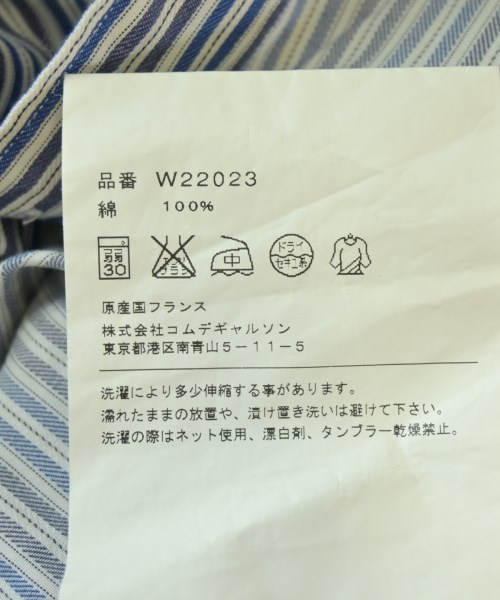 COMME des GARCONS SHIRT（コムデギャルソンシャツ）カジュアルシャツ 青 サイズ:XS メンズ/2200709666547