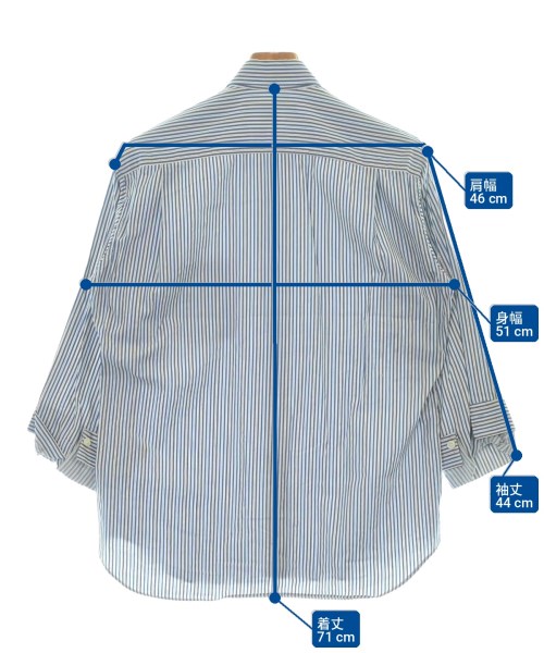 COMME des GARCONS SHIRT（コムデギャルソンシャツ）カジュアルシャツ 青 サイズ:XS メンズ/2200709666547