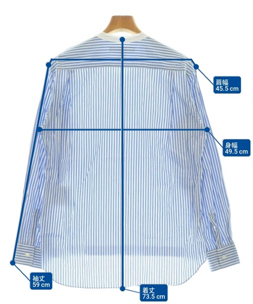 COMME des GARCONS SHIRT（コムデギャルソンシャツ）カジュアルシャツ 白 サイズ:XS メンズ/2200709666653
