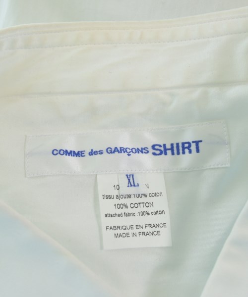 COMME des GARCONS SHIRT（コムデギャルソンシャツ）カジュアルシャツ 白 サイズ:XL メンズ/2200663053018