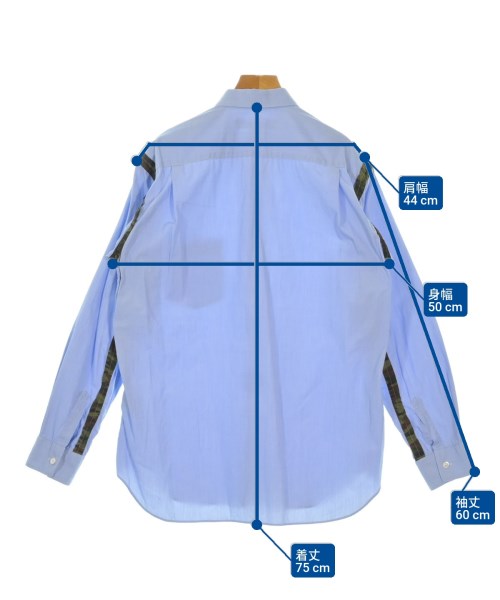 COMME des GARCONS SHIRT（コムデギャルソンシャツ）カジュアルシャツ 青 サイズ:S メンズ/2200659788108