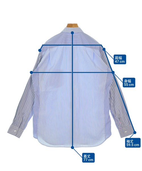 COMME des GARCONS SHIRT（コムデギャルソンシャツ）カジュアルシャツ 青 サイズ:M メンズ/2200659788139