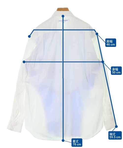 COMME des GARCONS SHIRT（コムデギャルソンシャツ）カジュアルシャツ 白 サイズ:-(M位) メンズ/2200659788191