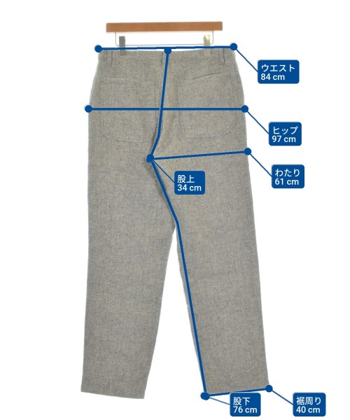 COMME des GARCONS SHIRT（コムデギャルソンシャツ）スラックス グレー サイズ:L メンズ/2200663451067