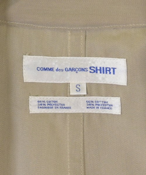 COMME des GARCONS SHIRT（コムデギャルソンシャツ）コート ベージュ サイズ:S メンズ/2200660624082