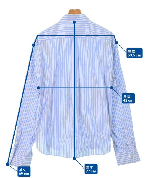 COMME des GARCONS SHIRT（コムデギャルソンシャツ）カジュアルシャツ 青 サイズ:M メンズ/2200663711185