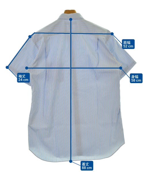 COMME des GARCONS SHIRT（コムデギャルソンシャツ）カジュアルシャツ 青 サイズ:L メンズ/2200663715053