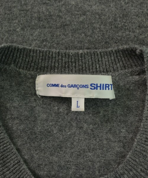 COMME des GARCONS SHIRT（コムデギャルソンシャツ）ニット・セーター グレー サイズ:L メンズ/2200663800063