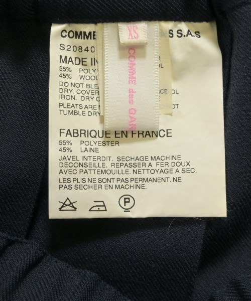 COMME des GARCONS SHIRT（コムデギャルソンシャツ）ひざ丈スカート 紺 サイズ:XS レディース/2200664515041
