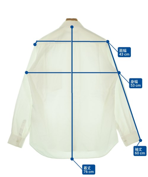 COMME des GARCONS SHIRT（コムデギャルソンシャツ）カジュアルシャツ 白 サイズ:S メンズ/2200663027118
